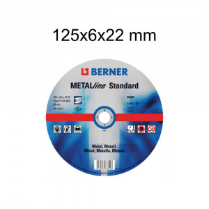 Berner METALline Standard tisztítókorong - 125 mm