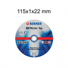 Berner METALline TOP vágókorong - 115 mm
