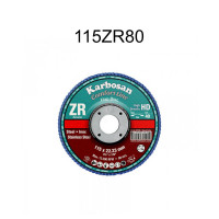 Karbosan lamellás INOX tárcsa - 115ZR80
